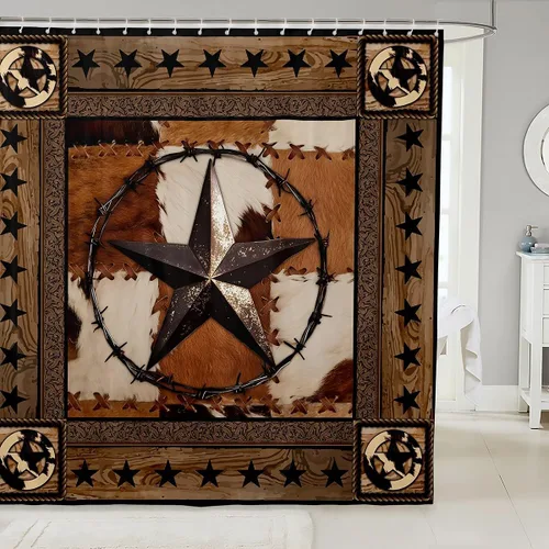 Miniatura 16 de Lindas cortinas de ducha para niños, cortinas rústicas de gallina, decoración de dormitorio de niñas y adultos, girasoles animales, plantas