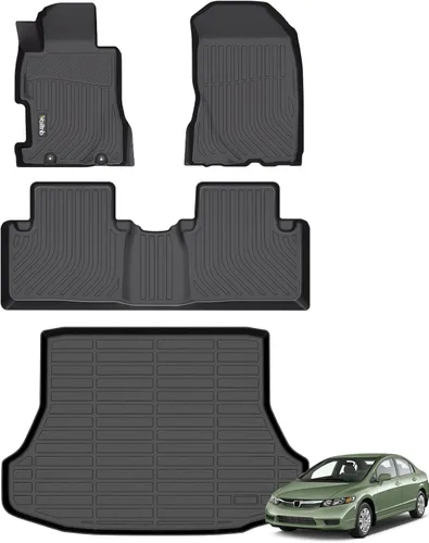 Miniatura 145 de Tapetes de piso para todo clima y forro de carga con respaldo para Chevrolet Suburban de 7 asientos 2021-2025 / GMC Yukon XL de 7 asientos
