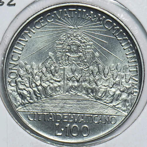 Miniatura 3 de Collectible Coin Vatican 1962 100 Lire 299018