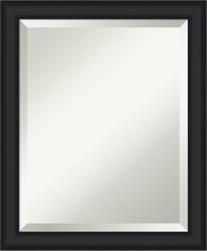 Miniatura 78 de Amanti Art Espejo de baño de madera, espejo de pared negro Ashton para usar como espejo de tocador de baño sobre el fregadero