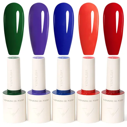 Miniatura 14 de VENALISA - Juego de esmaltes de uñas de gel rosa sin hema, 6 colores, popular kit de esmalte de gel rosa nude, esmalte en gel de remojo con lámpara