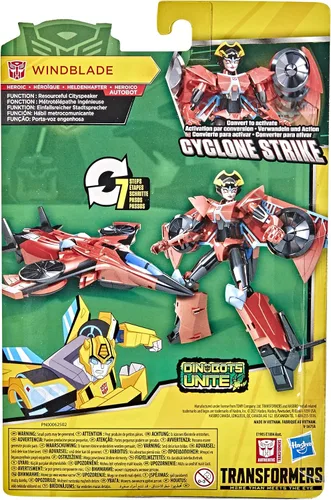 Miniatura 5 de Transformers Bumblebee Cyberverse Adventures Dinobots Unite Action Attackers Warrior Class Windblade with Cyclone Strike