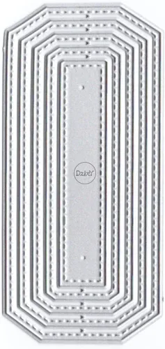 Miniatura 19 de DzIxY Troqueles de corte de metal de borde irregular para kit de fabricación de tarjetas, troquelados, troquelados, plantillas de máquina de álbumes
