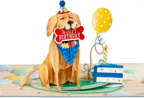 Miniatura 8 de POPWOW Tarjeta desplegable de cumpleaños, auto azul, escarabajo, Volkswagen, regalos, globos, tarjeta de felicitación 3D, regalo ideal para hijo