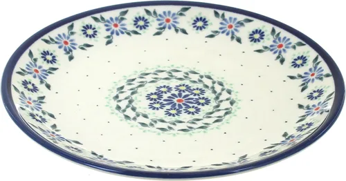 Miniatura 3 de Blue Rose - Plato de postre de ballina azul, 7.5 pulgadas de diámetro, hermoso plato para pasteles, aperitivos o aperitivos