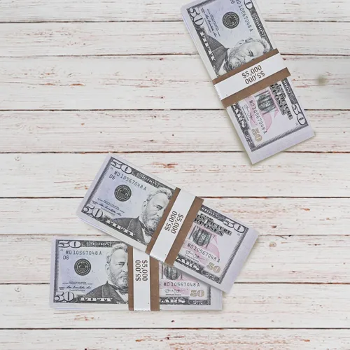 Miniatura 5 de Bandas de divisa para envoltura de billetes, tiras autoadhesivas de dinero para organizar facturas, colores estándar ABA, 7.5 x 1.15 pulgadas Marrón