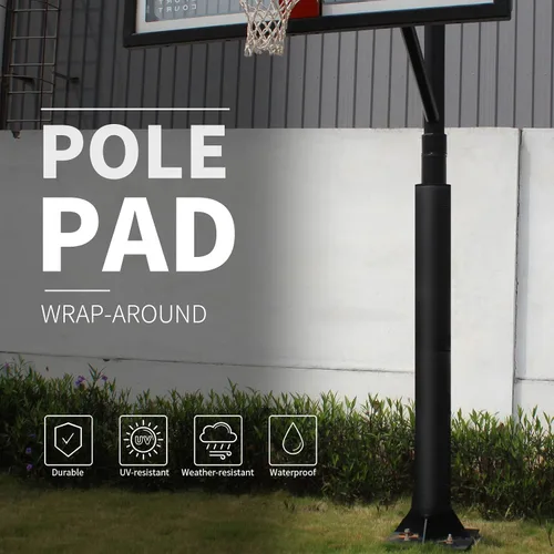 Miniatura 5 de Almohadilla redonda universal para bastones de baloncesto de 3 a 4 pulgadas, duradera, resistente a la intemperie, impermeable, para protección