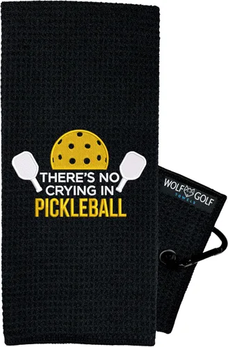 Miniatura 8 de Wolf Golf Towels Toalla de pickleball - Tengo un problema de dinking - Regalo - Divertido bordado - Regalo de jubilación de equipo, problema