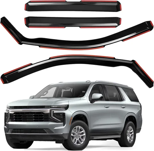 Miniatura 22 de AUXKO Protector de lluvia de ventana para Honda HRV 2023 2024 2025 2026 exterior con cinta adhesiva inastillable, protector de humo solar, visera