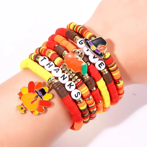 Miniatura 18 de Surfer Heishi - Pulseras apilables para mujer, apilables, de vinilo arcoíris, disco de arcilla, pulseras elásticas para la amistad, joyería bohemia