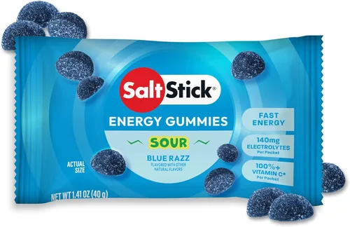 Miniatura 14 de SaltStick Gomitas energéticas con electrolitos, paquete variado, gomitas de electrolitos fáciles de masticar, masticables energéticos que saben muy