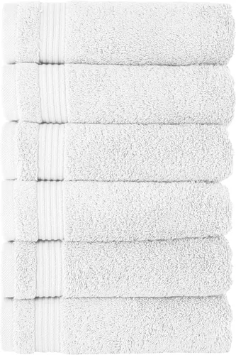 Miniatura 26 de Classic Turkish Towels CTT - Juego de 12 paños de primera calidad, 100% algodón turco, altamente absorbentes y de secado rápido, toallas faciales