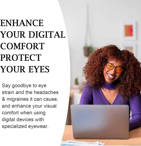 Miniatura 8 de YIMI Lentes de bloqueo de luz azul, lentes de computadora para juegos para mujeres y hombres, antirreflejos, protección UV, bisagra de resorte