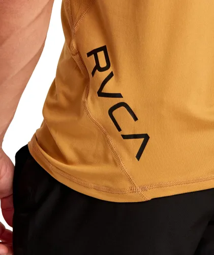 Miniatura 6 de RVCA Camiseta deportiva de manga corta con cuello redondo para hombre