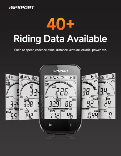 Miniatura 3 de iGPSPORT BSC100S Computadora GPS para Bicicleta Inalámbrica, Pantalla LCD de 2.6'' 40H Recargable Impermeable Computadora de Ciclismo Bluetooth ANT+