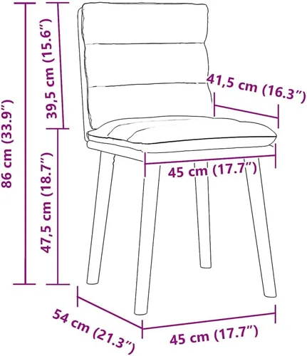 Miniatura 2 de 4-Piece Black Fabric Dining Chairs Set Modern Farmhouse Design with Metal Frame and Thick Foam Cushion for Kitchen Dining Room Living Room Furniture