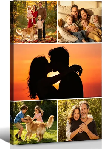 Miniatura 9 de Looife Impresiones en lienzo personalizadas de 40 x 20 pulgadas con tu foto, arte de pared personalizado con tu foto sobre lienzo