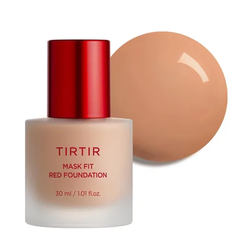 Miniatura 36 de TIRTIR Base de maquillaje rojo Mask FitCobertura impecable de larga duración, esencia energética, ligera, hidratante, difuminadora de poros, acabado