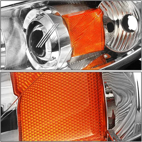 Miniatura 3 de DNA MOTORING Lámpara de faros delanteros con proyector lateral del conductor de estilo de fábrica compatible con Mazda 3 04-09 4-Door Sedan