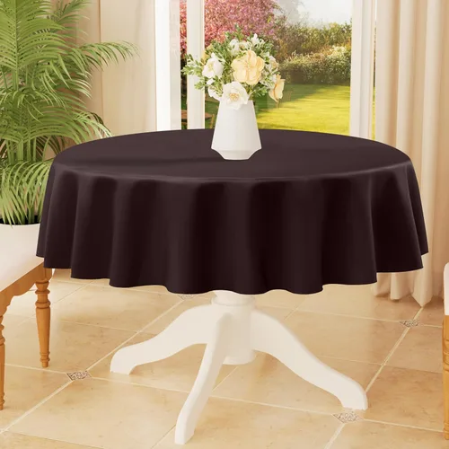 Miniatura 27 de Smiry Mantel rectangular de poliéster impermeable antiarañazos, mantel decorativo de tela lavable para comedor, bufé, fiestas y exteriores, 60 x 84
