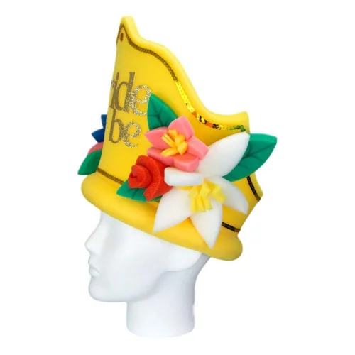 Miniatura 37 de FOAM PARTY HATS: Venezuela Bride Hat - Wedding Party Hat - Hora Loca Hat - Bachelorette Party Hat - Bridal Shower Hat - Wedding Hair Vine Hat