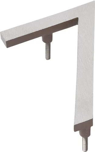 Miniatura 9 de Montague Metal Products MHN-06-F-SD2-2 Números de casa de dirección flotantes modernos de aluminio cepillado sólido, 6 pulgadas, arena recubierta