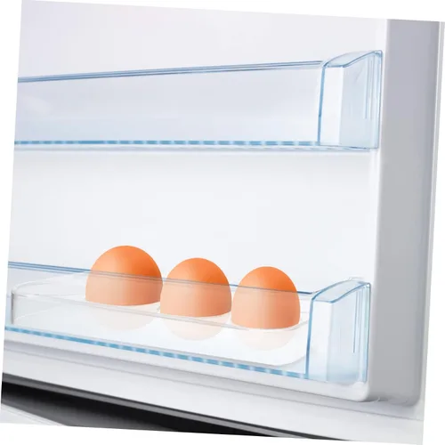 Miniatura 7 de Zerodeko 8 estantes de almacenamiento de huevos, bandejas de almacenamiento de huevos, puerta lateral del refrigerador, organizador de huevos