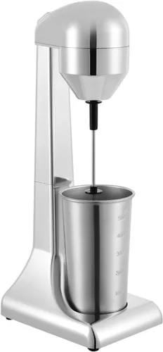 Máquina para hacer batidos, mezclador eléctrico de acero inoxidable de velocidad ajustable, taza de mezcla de 16.9 fl oz para batido, bebidas de