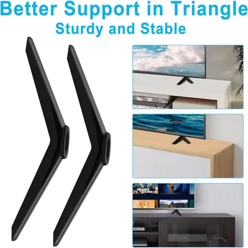 Miniatura 4 de Patas para TV TCL para TCL 28 32 40 43 49 50 55 65 pulgadas Roku TV patas de repuesto compatibles con 28S405 32S305 40S325 43S425 43S431 50S431