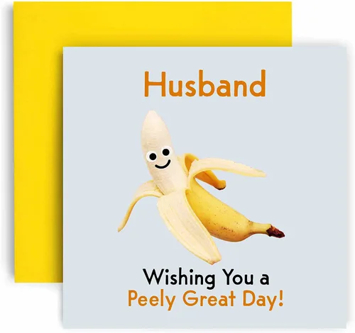 Miniatura 3 de Huxters Peely Great Banana Brother - Tarjetas de cumpleaños para hombre, divertida tarjeta del día del padre para hermano, feliz cumpleaños, 5.8 in