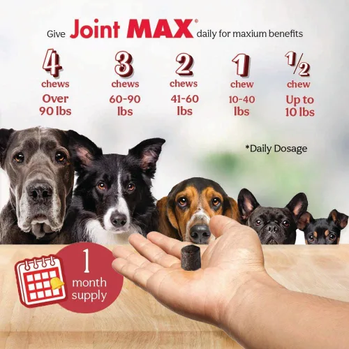 Miniatura 10 de PHS Joint Max Triple Strength (TS) Masticables suaves para perros, glucosamina, condroitina, MSM, cúrcuma, Omega 3, alivio del dolor de cadera