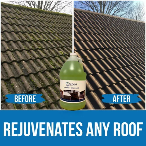 Miniatura 4 de RVRoofMagic Roof Protect Sellador de techo de RV no tóxico Revestimiento de techo blanco no abrasivo Detergente de techo de 1 galón Limpiador