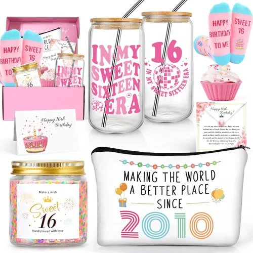 Miniatura 19 de Frerdui Regalos de cumpleaños para niñas de 9 años, bonitos regalos para niñas de 9 años, cesta de regalo para niñas de 9ª hija, hermana, sobrina