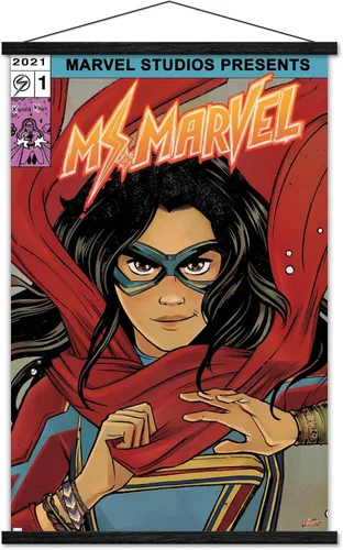 Miniatura 6 de Trends International Marvel Ms. Marvel - Póster de pared de cómic, 34 pulgadas de largo x 22.4 W, versión premium sin marco