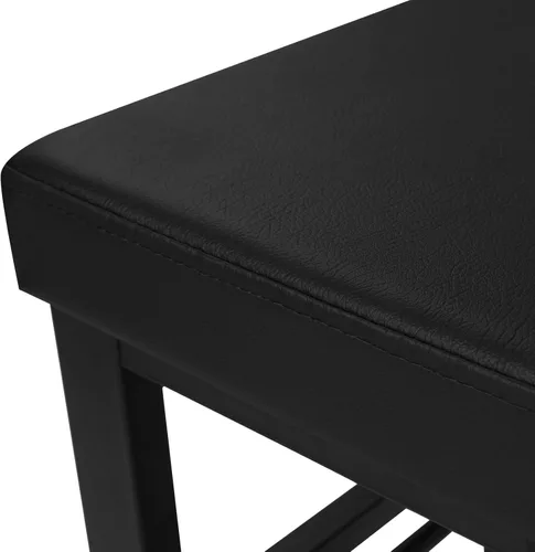 Miniatura 7 de SONGMICS Banco de zapatos, zapatero de 3 niveles para entrada, organizador de almacenamiento con asiento acolchado de espuma, piel sintética, marco