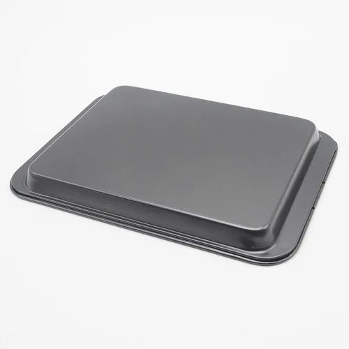 Miniatura 6 de Bandeja para hornear pequeña antiadherente de 9.45 x 7.09 pulgadas (interior 7.5 x 6), bandeja mini para galletas de 8 pulgadas, molde para horno