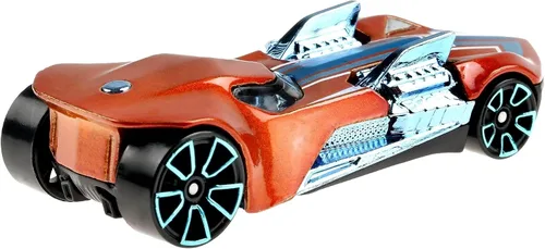 Miniatura 3 de Hot Wheels Orange & Blue 53rd Anniversary Twin Mill III 4/5 DieCast Vehículo a escala 1:64