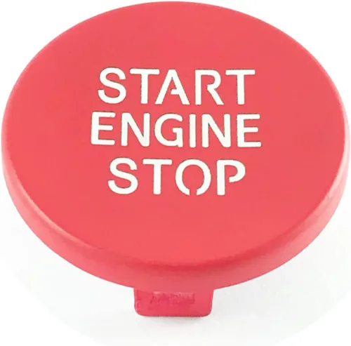 Miniatura 8 de Lanyun Reemplazo para BMW rojo interruptor de arranque de motor botón de encendido ajuste E Código de chasis BMW E60 E90 E91 E92 E93 E84 E70 E71 E72