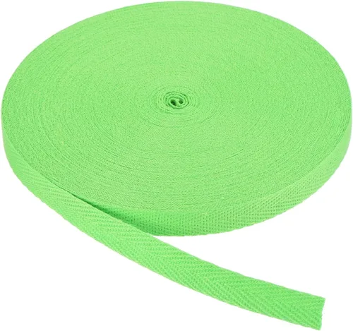 Miniatura 53 de PATIKIL Cinta de sarga de algodón de 1 pulgada, 50 yardas, cinta de algodón, cinta de encuadernación al bies, cinta de espiga para costura, Verde
