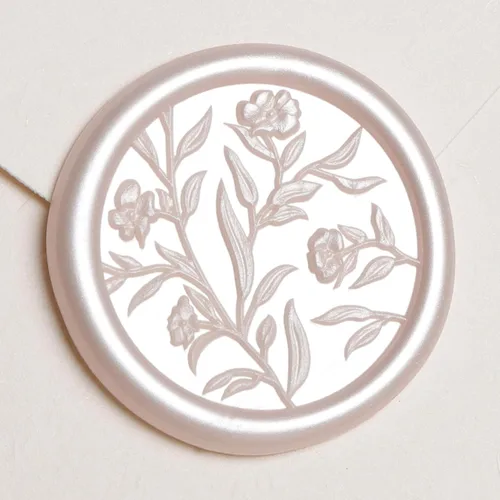 Miniatura 27 de UNIQOOO Adhesivos de sello de cera – (3 diseños en 1 unidad) para invitación de boda, 60 calcomanías autoadhesivas, perfectas para invitación