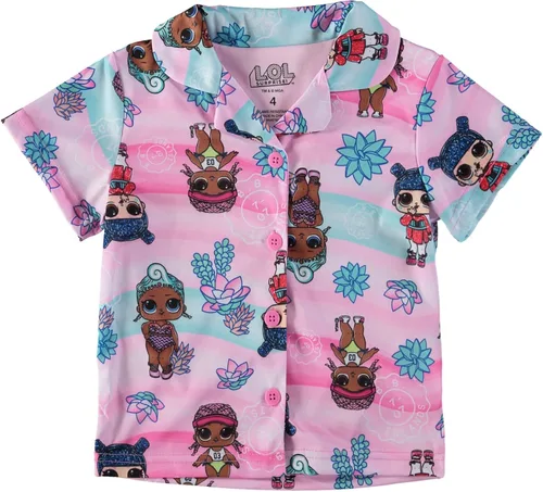 Miniatura 3 de L.O.L. Surprise! Conjunto de pijama de 2 piezas con botones delanteros para niña