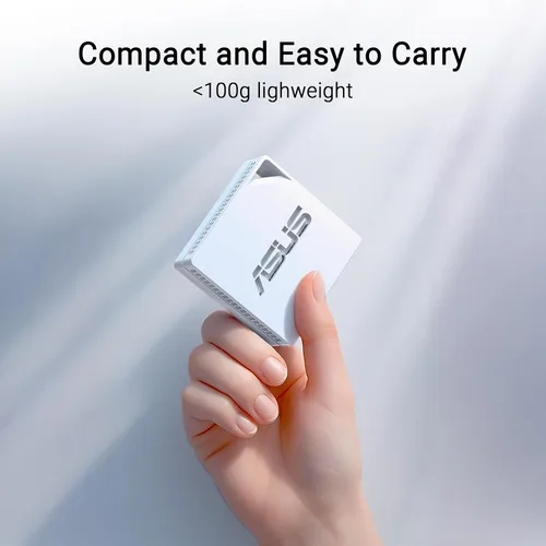 Miniatura 4 de ASUS RT-AX50 Go Router de viaje portátil WiFi 6 de doble banda, 1500 Mbps, conexión 4G/5G, modo WiFi público (WISP), VPNs, RV/Cruise/Mobile