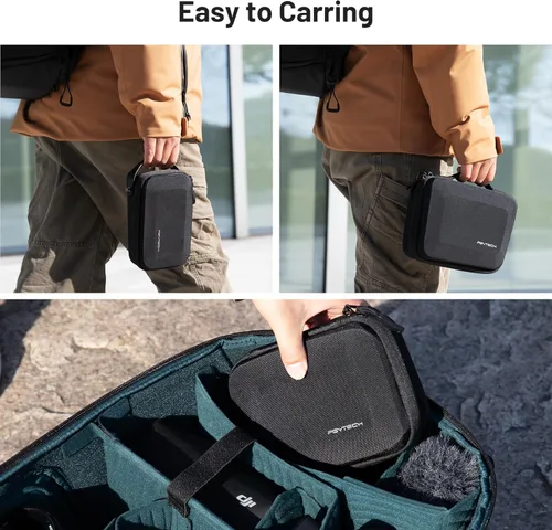 Miniatura 4 de PGYTECH Estuche de transporte para cámara, bolsa de almacenamiento, carcasa rígida a prueba de salpicaduras para OSMO Action 6/5 Pro/Pocket 4/3/Xtra