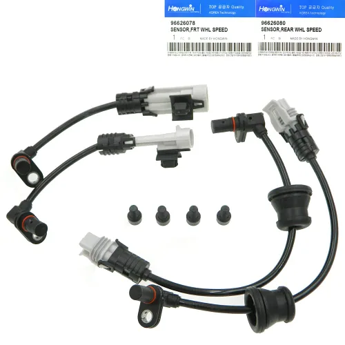 Miniatura 3 de 96626078 96626080 Un conjunto (4 piezas) ABS Sensor de velocidad de rueda delantero y trasero para Chevrolet Captiva Sport Equinox Pontiac Torrent