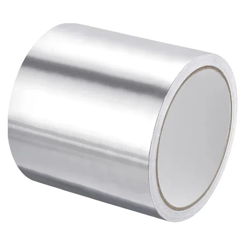 Miniatura 10 de MECCANIXITY Cinta de papel de aluminio, cinta de aluminio de 1.18 pulgadas x 32.8 pies (3.1 mil), cinta HVAC de alta temperatura, cinta de aluminio