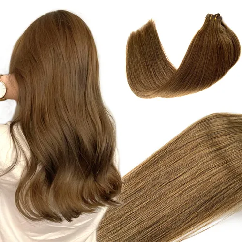 Miniatura 17 de Extensiones de cabello humano real con cinta, 20 piezas de cabello Remy invisible de doble cara, extensiones de cabello Remy con cinta adhesiva