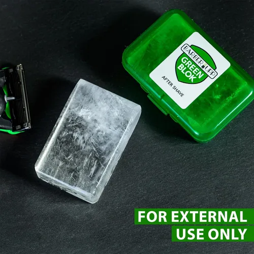 Miniatura 2 de Bloque de alumbre natural para después del afeitado, 3.5 onzas (3.53 oz) calmante de la piel y calma instantánea de la maquinilla de afeitar