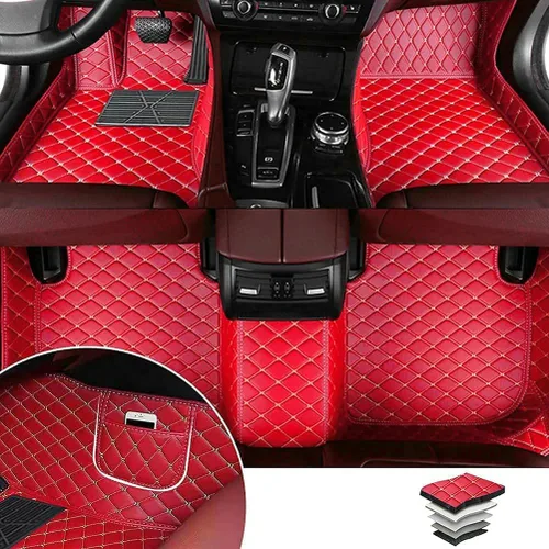 Miniatura 27 de Alfombras para todo tipo de clima de TAHALI - Alfombrillas impermeables, antideslizantes, de cuero para automóviles, SUV, camiones - Proteja
