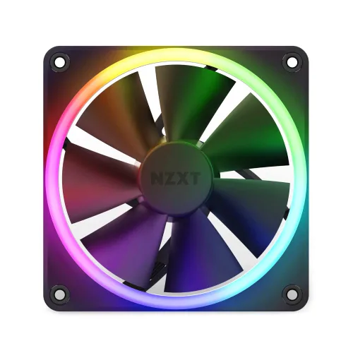 Miniatura 2 de NZXT F120 RGB Paquete Triple – 3 x ventiladores RGB PWM de 120 mm para PC con controlador RGB – Alto flujo de aire, bajo ruido – Rodamiento