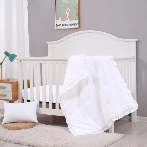 Miniatura 16 de JISEN Juego de ropa de cama de 3 piezas para cuna, juego de ropa de cama suave para cuna, camiones de construcción, juego de edredón para cuna